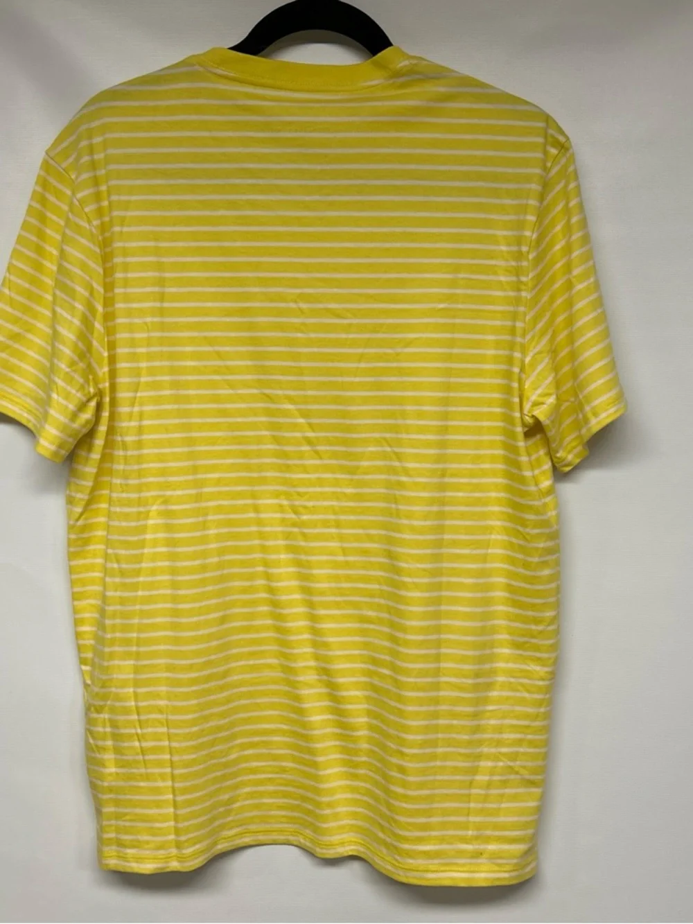 Everlane Yellow and White Striped Short Sleeve Tee - Picture 3 of 3